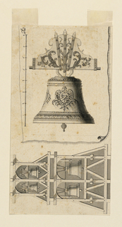 Drawing, Design for a Bell and Belfry