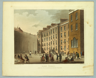 Print, Fleet Prison, from "Ackermann's Repository"