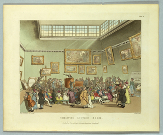 Print, Christie's Auction Room