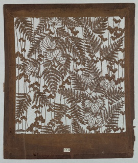 Katagami, Ferns and Ivy