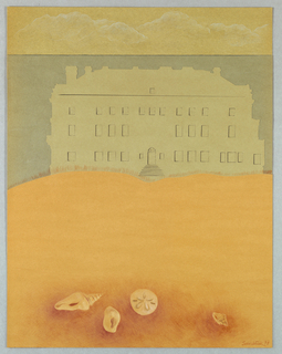 Drawing, Carnegie Mansion Embellishment