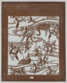 Stencil, Stencil, Ducks and Bamboo