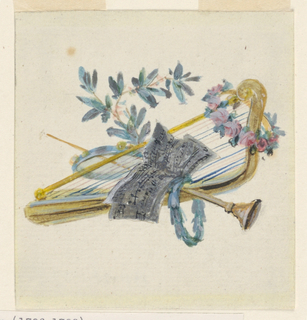 Drawing, Trophies with Historical Attributes