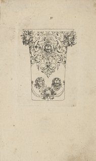 Print, Plate from 12 Stick Zum Verzaighnen Stechen Ver Fertigt  (Set of Twelve Designs for Engraved Vessels)