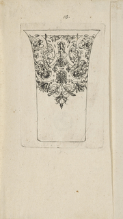 Print, Plate from 12 Stick Zum Verzaighnen Stechen Ver Fertigt  (Set of Twelve Designs for Engraved Vessels)