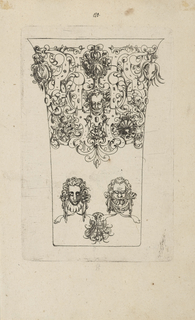 Print, Plate from 12 Stick Zum Verzaighnen Stechen Ver Fertigt  (Set of Twelve Designs for Engraved Vessels)