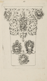 Print, Plate from 12 Stick Zum Verzaighnen Stechen Ver Fertigt  (Set of Twelve Designs for Engraved Vessels)
