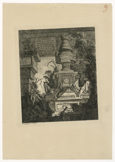 Print, Frontispiece des "Tombeaux"