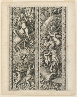 Print, Set of Trophies, from "Trophey a l'Antique"