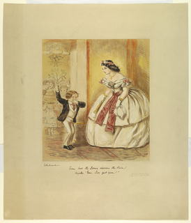 Chromolithograph, None but the Brave deserve the Fair! (Proof)