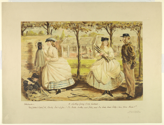 Chromolithograph, A Shocking Young Lady Indeed – (Proof)