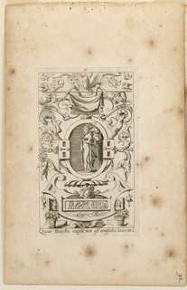 Print, Grotesque with Deities. Plate 05 “Ariadne,” 2nd state