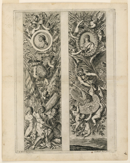 Print, Set of Trophies, from "Trophey a l'Antique"