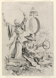 Print, L'Ouye (Hearing) from the series Les Cinq Senses (The Five Senses)