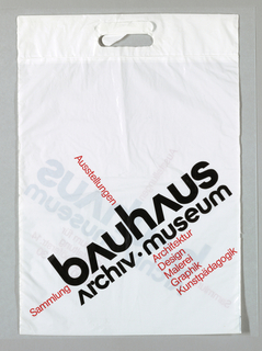 Shopping Bag, Bauhaus Archive Museum Shop
