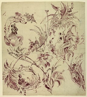 Drawing, Design for Textile or Wallpaper