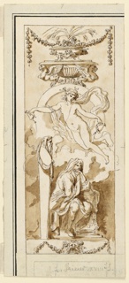 Drawing, Design for a Painted Panel