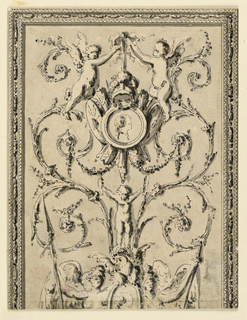Drawing, Design for a Panel