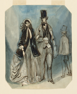 Drawing, The Promenade