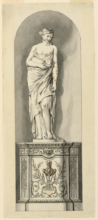 Drawing, Design for an niche