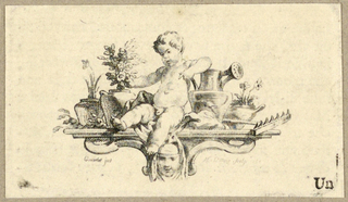 Print, Child as Gardener