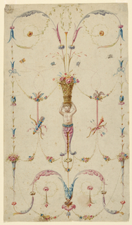 Drawing, Project for the Decoration of an Oblong Panel