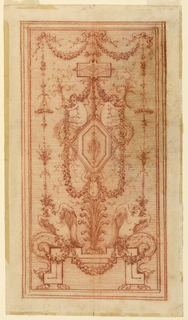 Drawing, Design for the Decoration of a Panel