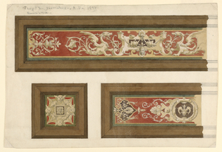 Drawing, Project for Neo-Renaissance Decoration
