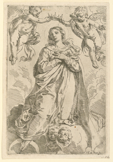 Print, The Coronation of the Virgin