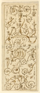 Drawing, Design for a Painted Panel