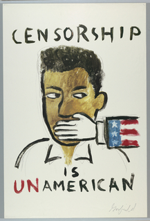 Poster, Censorship is Un American