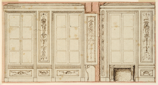 Drawing, Design for a Bedroom