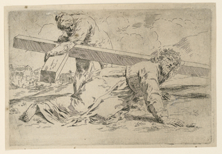 Print, Christ Bearing His Cross