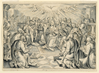 Drawing, Scene from Acts of the Apostles, after Stradanus