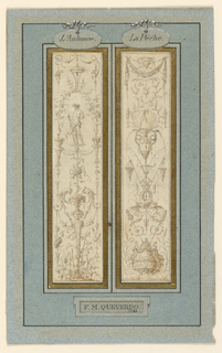 Drawing, Design for Arabesque Panel