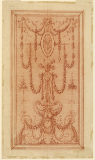 Drawing, Design for a Decorated Panel