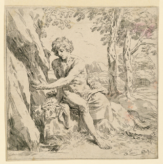 Print, Saint John in the Wilderness