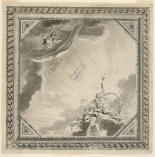 Drawing, Design for a Ceiling