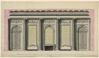 Drawing, Design for a Salon Entrance