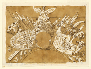 Drawing, Military Trophy after Polidoro da Caravaggio