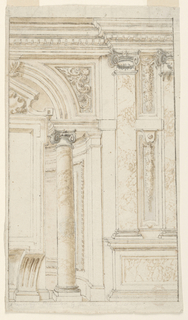 Drawing, Project for a Painted Wall