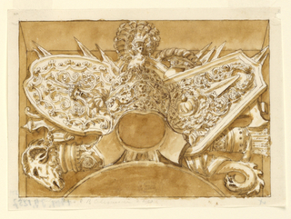 Drawing, Design for a Trophy