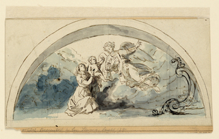 Drawing, Design for a Lunette