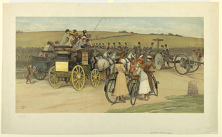 Chromolithograph, Autumn Maneuvers