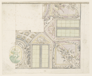 Drawing, Painted Ceiling of a Chapel