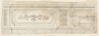 Drawing, Decoration of a Dado