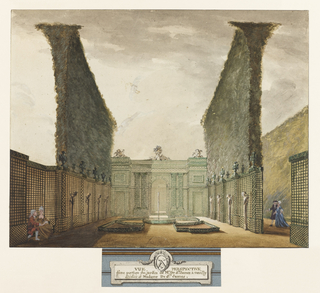 Drawing, Garden of Monsieur de Ste. James at Neuilly, France