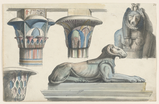Drawing, Egyptian Antiquities