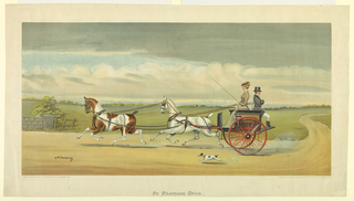 Chromolithograph, An Afternoon Drive