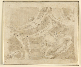 Drawing, Design for a Ceiling